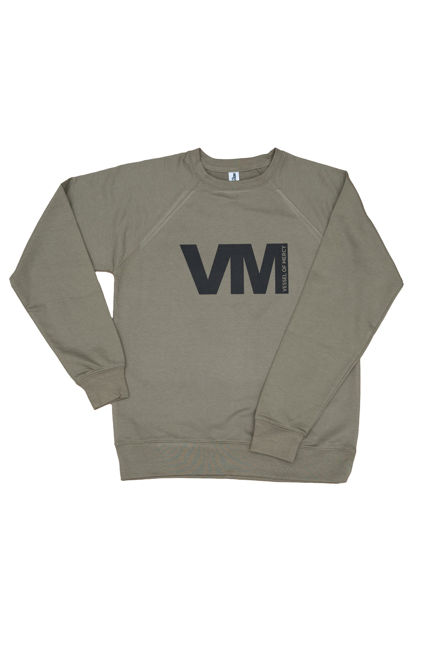 Green long sleeve sweatshirt VM logo