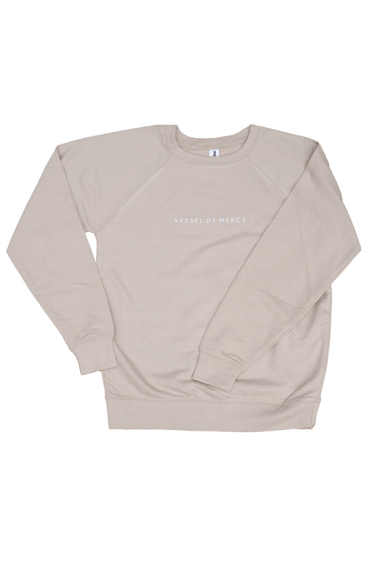 Cream long sleeve sweatshirt